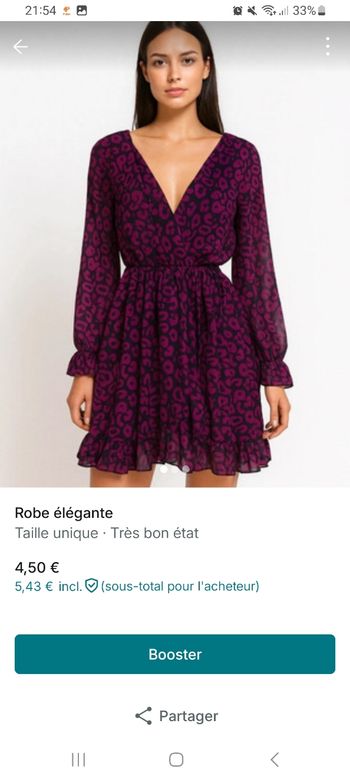 Magnifique robe