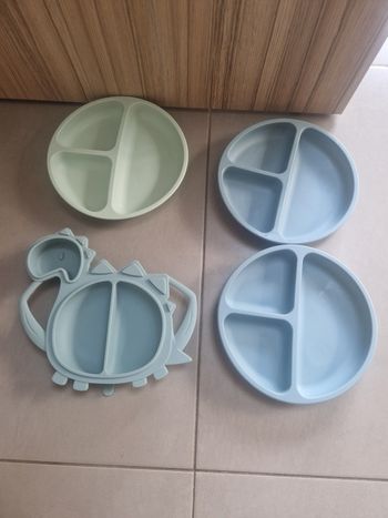Assiette silicone