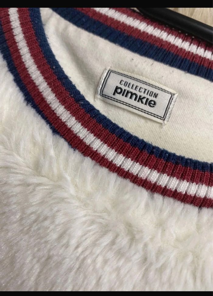 Pull Pilou pilou blanc tout doux Pimkie Taille M / 38 - photo numéro 2