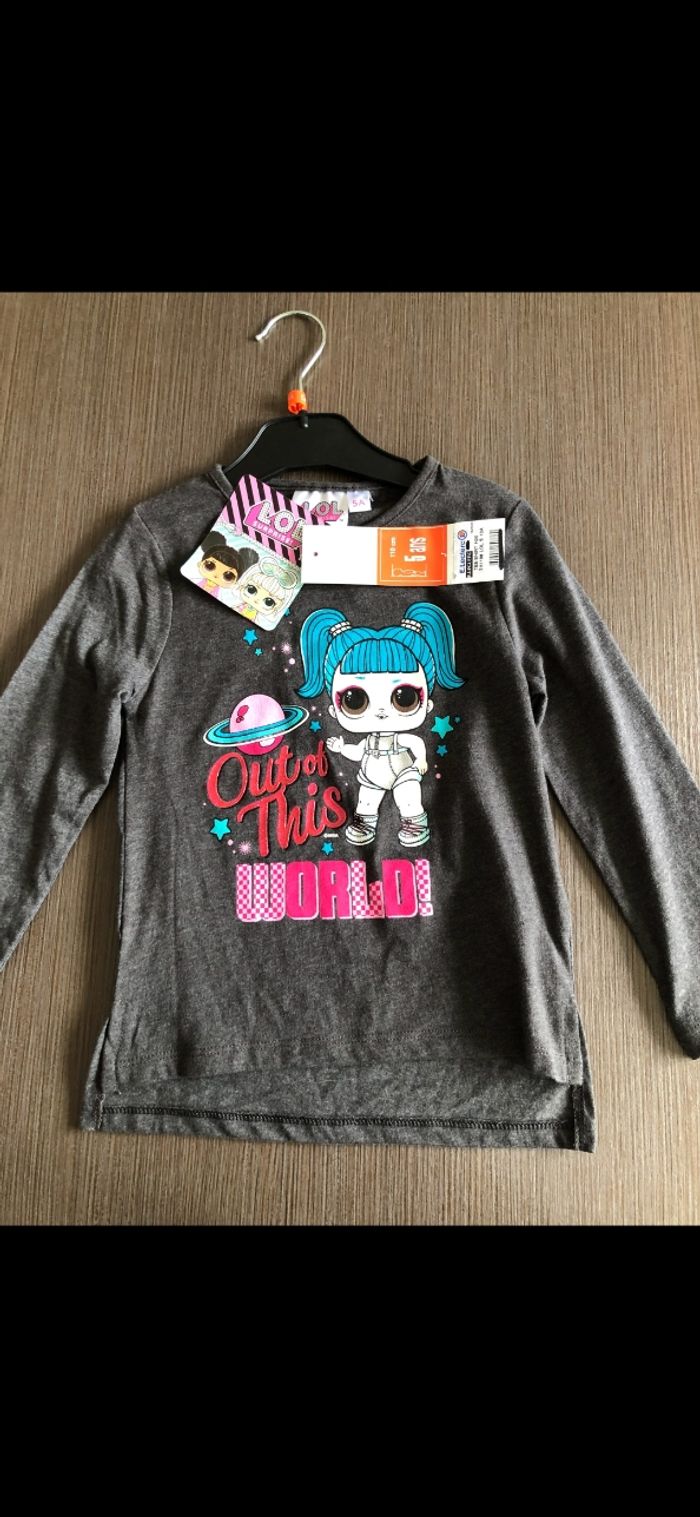 Tee shirt LOL surprise fille 5 ans
