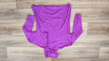 Vêtement femme sweat pull polaire col haut violet rose Champion taille XL #Retrostreet