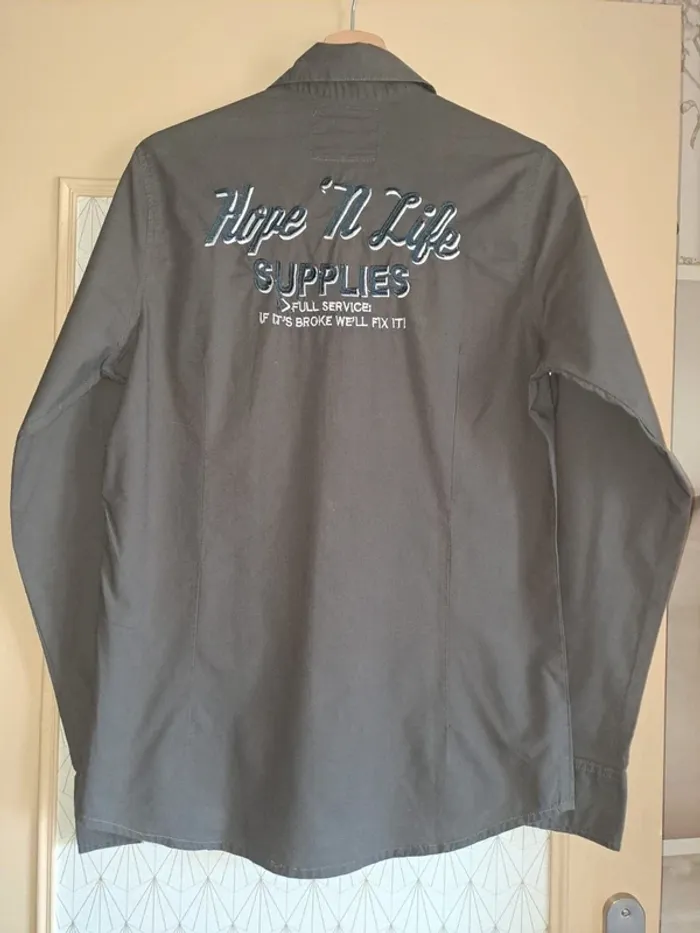Chemise homme comme neuve Hope'N Life M gris foncé - photo numéro 3