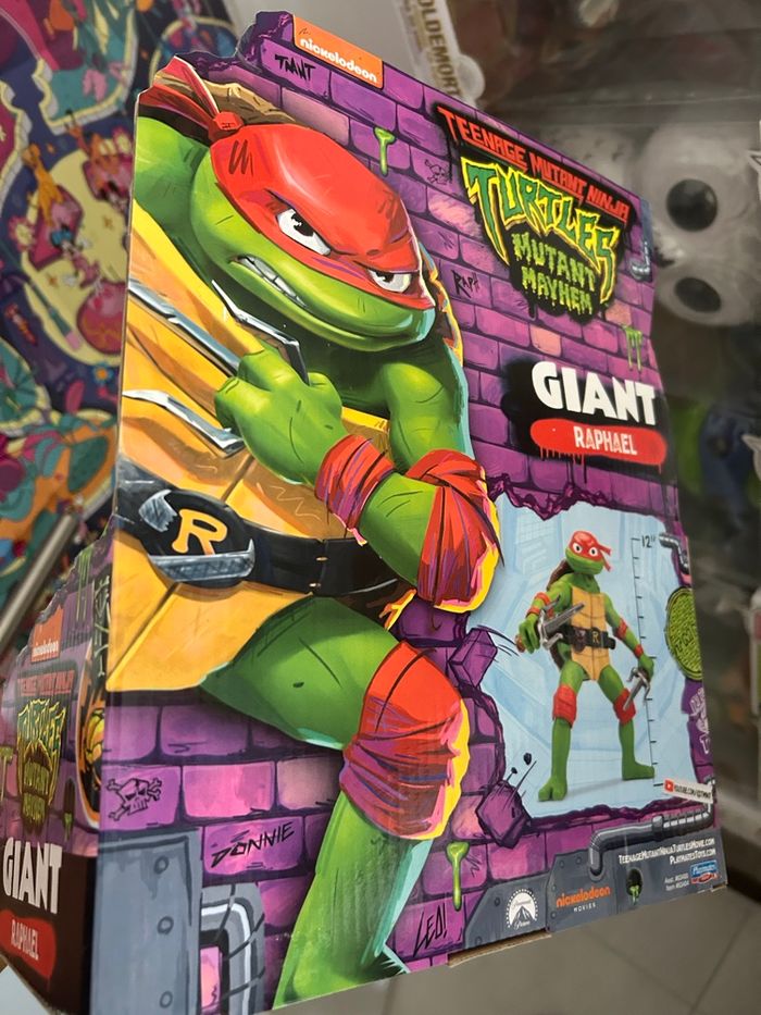 Figurine tortue ninja raphael geante