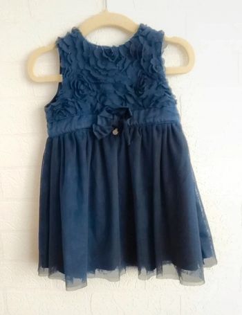 Robe bleu habillé sergent Major 9 mois