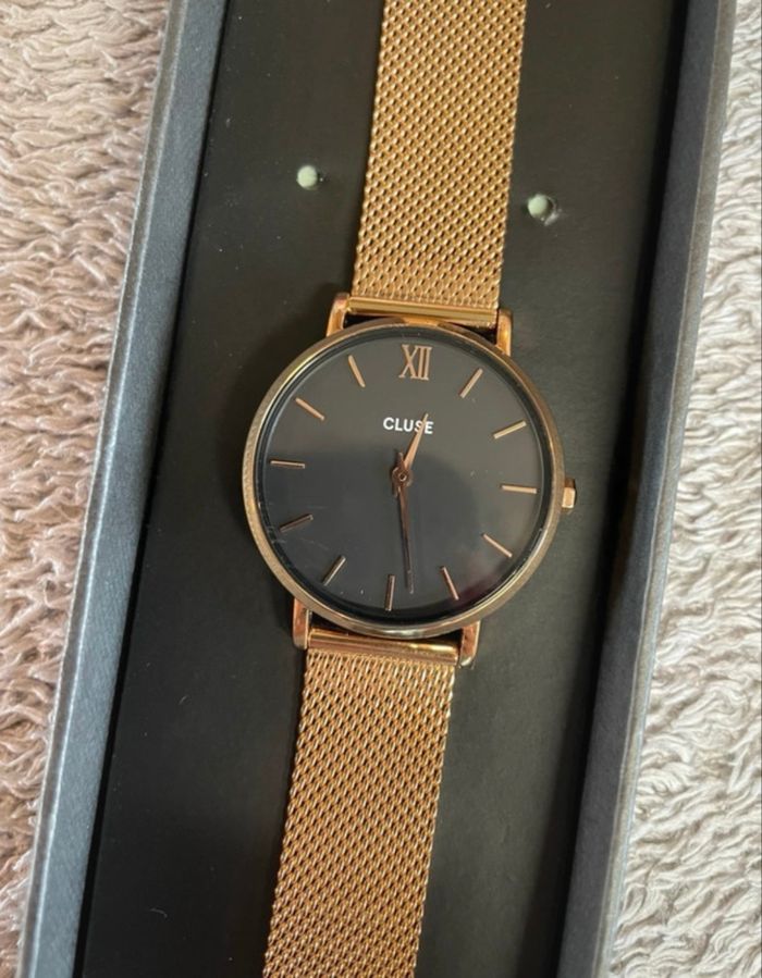montre Cluse, or rose - élégante & intemporelle - pile OK - photo numéro 5