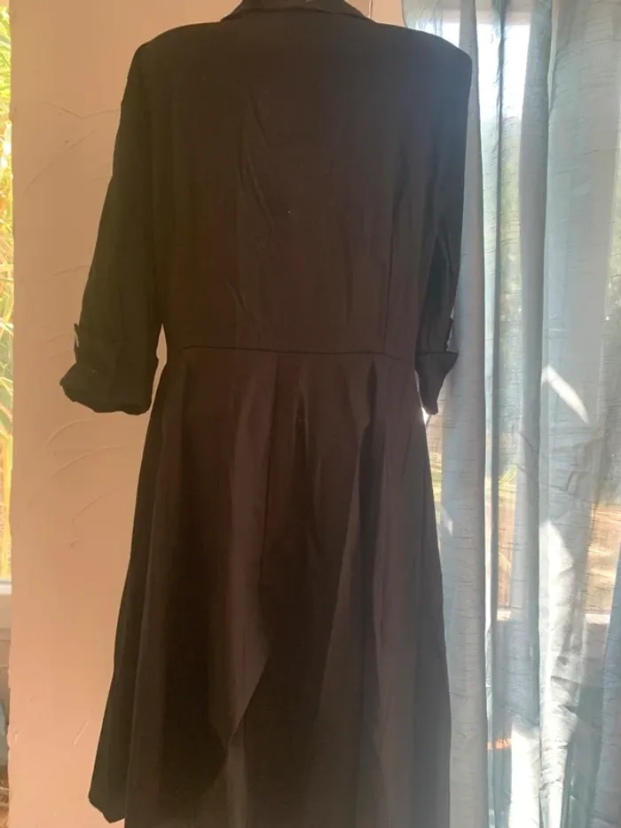 Robe vintage taille 4XL noire manches 3/4 - photo numéro 10
