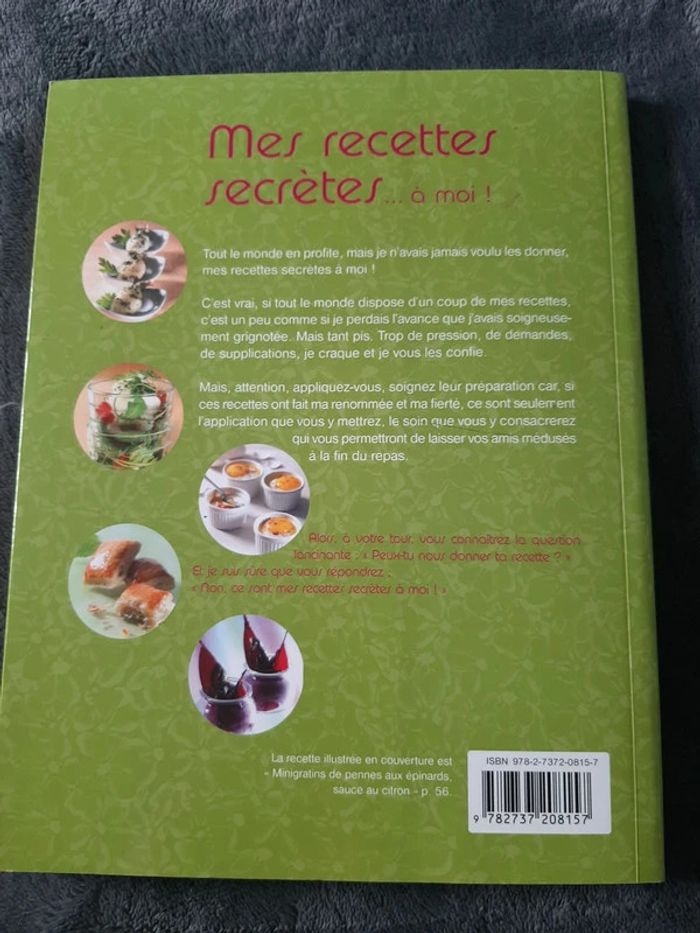 livre cuisine Mes recettes secrètes - photo numéro 2
