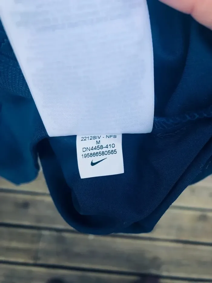 Nike Full Zip Bomber Jacket Navy blue Mens M - photo numéro 8