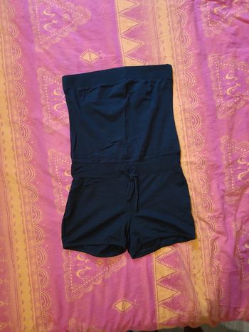 Combishort bustier noir T 38/40