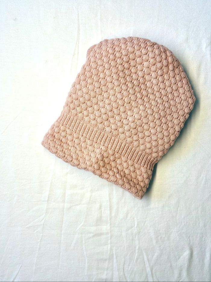 Cagoule rose tricotée avec oreilles – C&A – 23/36 mois - photo numéro 2