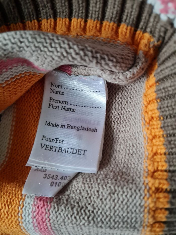 pull rayures Vertbaudet garçon 4 ans - photo numéro 6