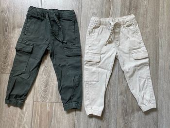 Lot de 2  pantalons cargos 