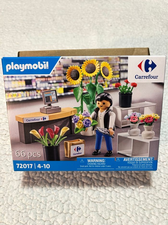 PLAYMOBIL vendeur de fleurs CARREFOUR