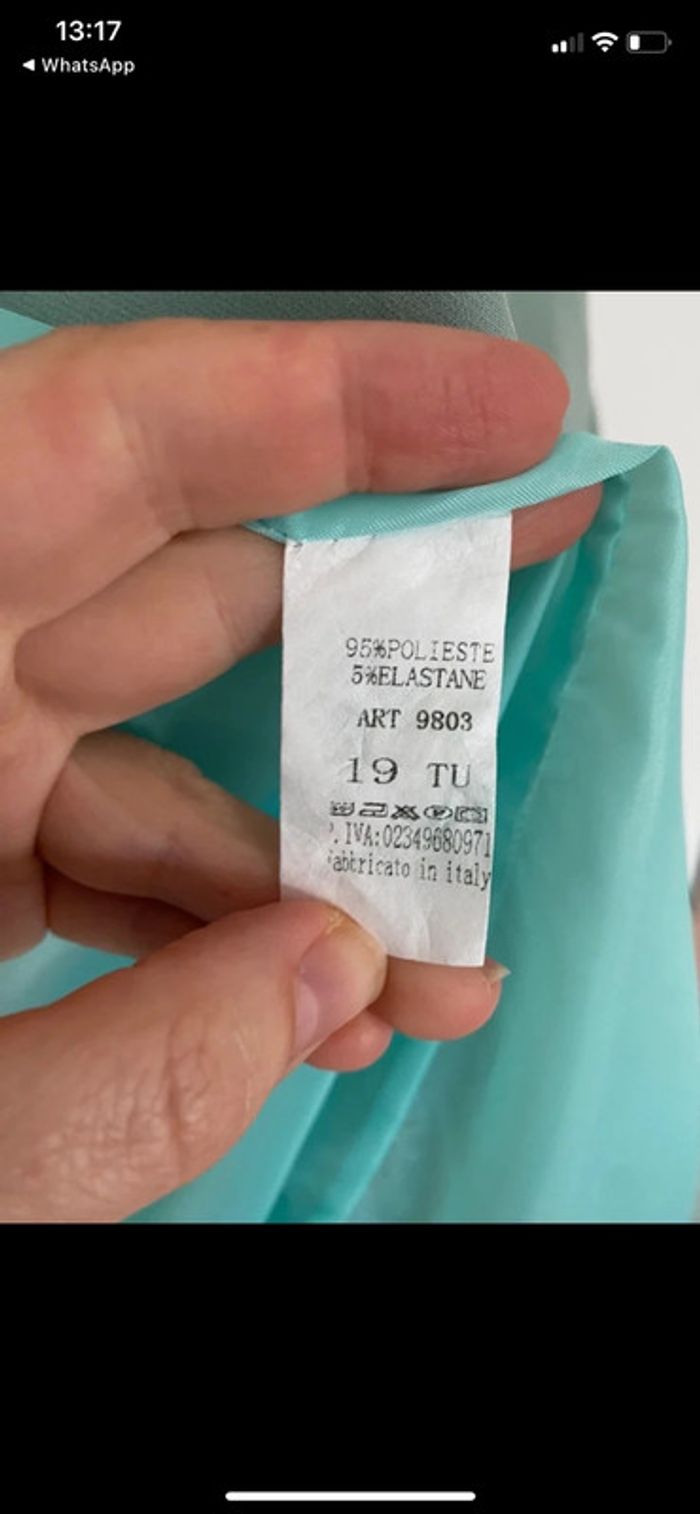 Veste de tailleur/ blazer taille unique vert d eau - photo numéro 3