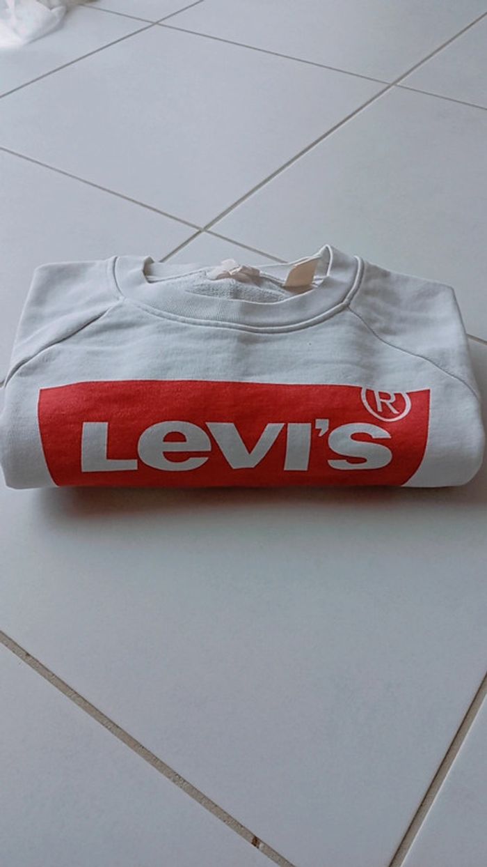 Pull blanc Levi's. Taille XXS - photo numéro 2