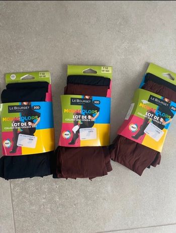 Lot de six collants le Bourget