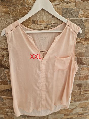 1 débardeur rose marque Camaieu taille XXL
