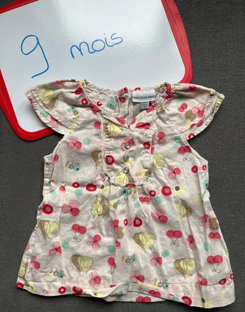 Blouse sans manches Verbaudet 9 mois