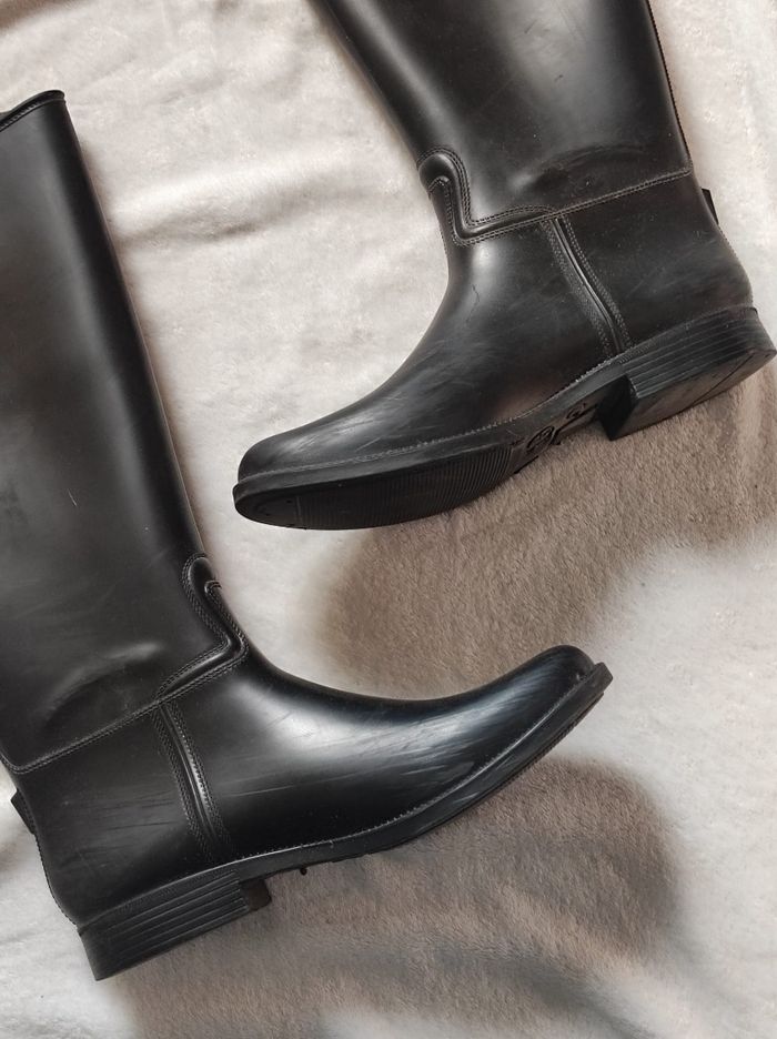 Bottes hautes caoutchouc taille 38 - photo numéro 4