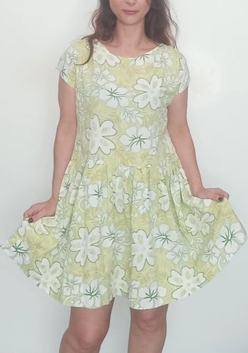 Robe d été fleurie pastel casual taille 42/44