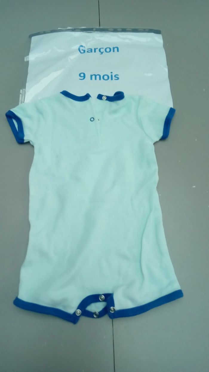 Body combi 9 mois mc - photo numéro 2