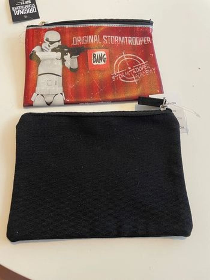 2 pochettes trousses USA et star wars - photo numéro 2