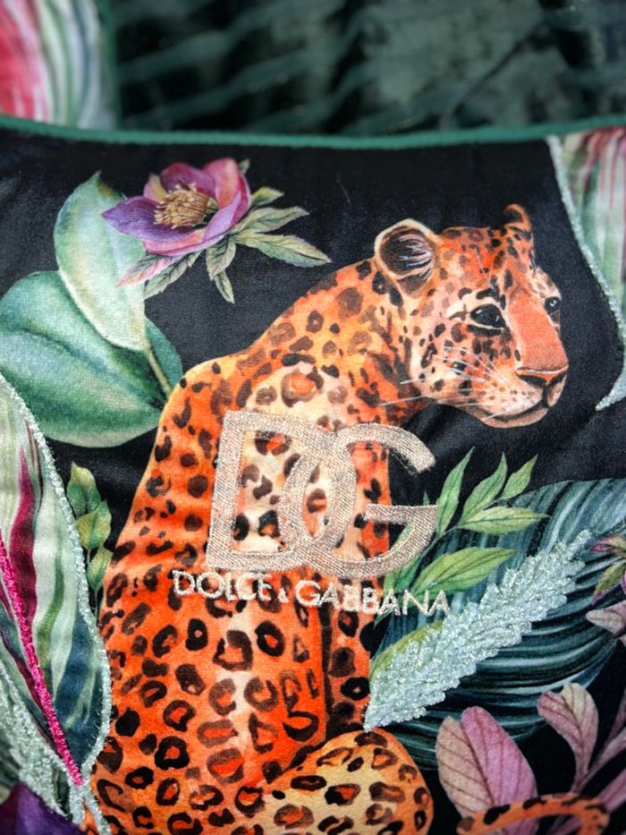 Ensemble couverture et coussins brodé - photo numéro 8