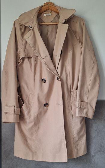 Trench long beige 