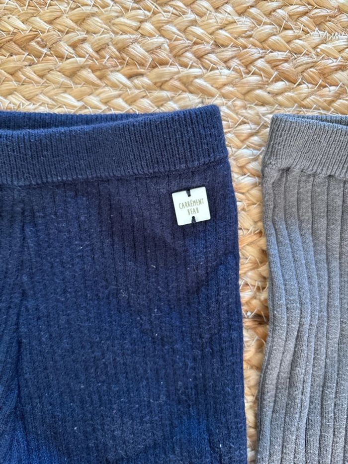 Lot de 3 leggings - 9 mois - photo numéro 4