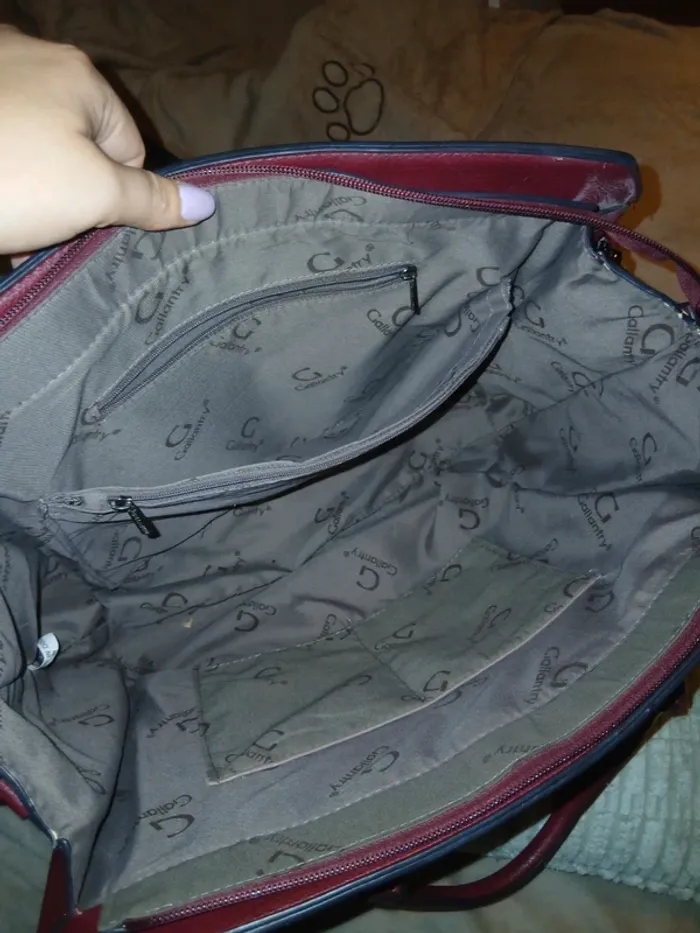 Grand sac Bordeaux ( Gallantry ) - photo numéro 5