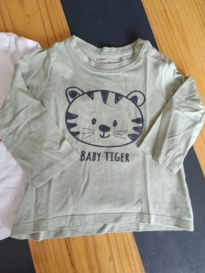 Lot 2 T-shirts manches longues - photo numéro 3