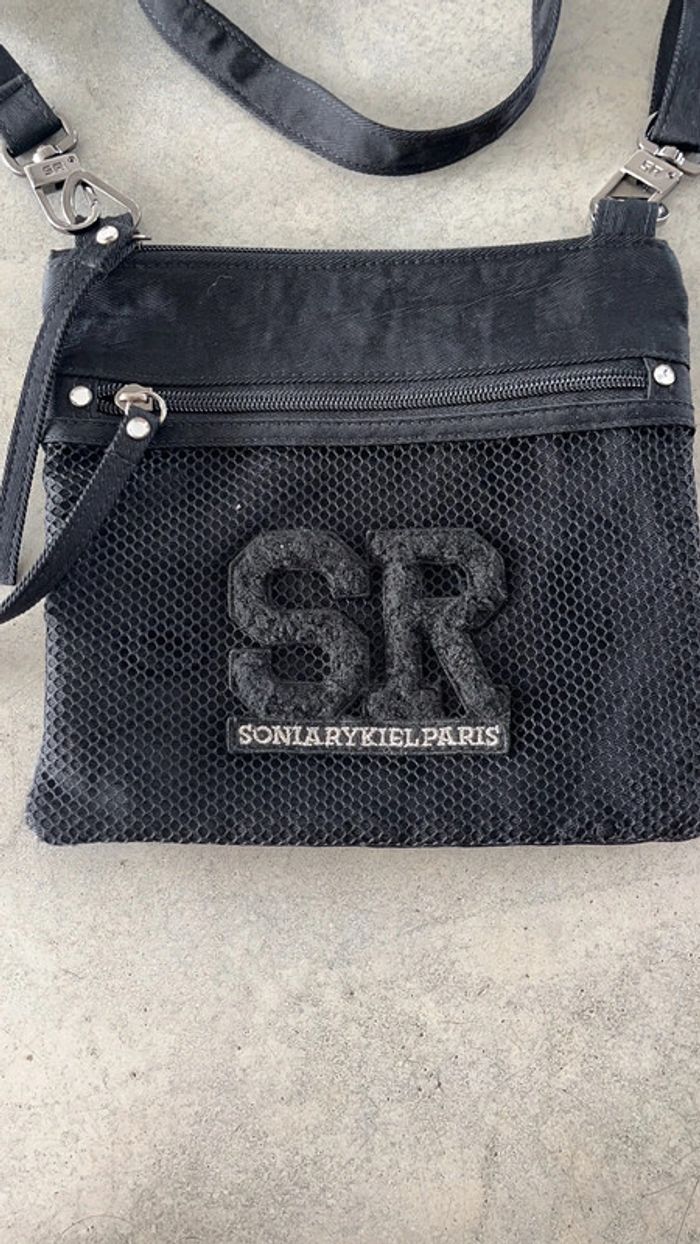 Sac à main noir Sonia Rykiel - photo numéro 3