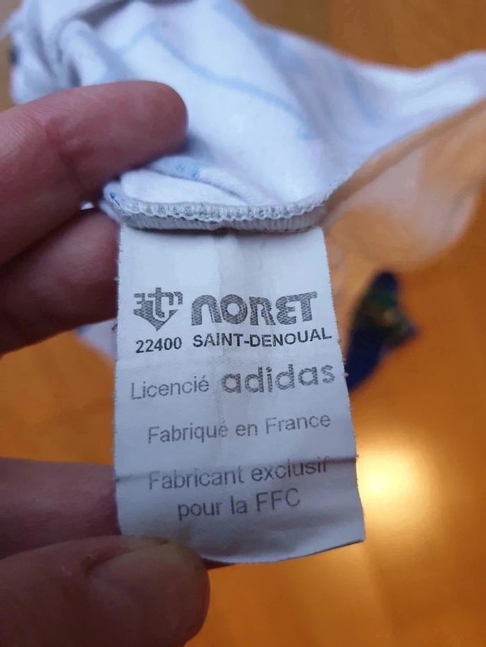 Maillot velo vtt equipe de France FFC Noret pour Adidas taille O / XS - photo numéro 3