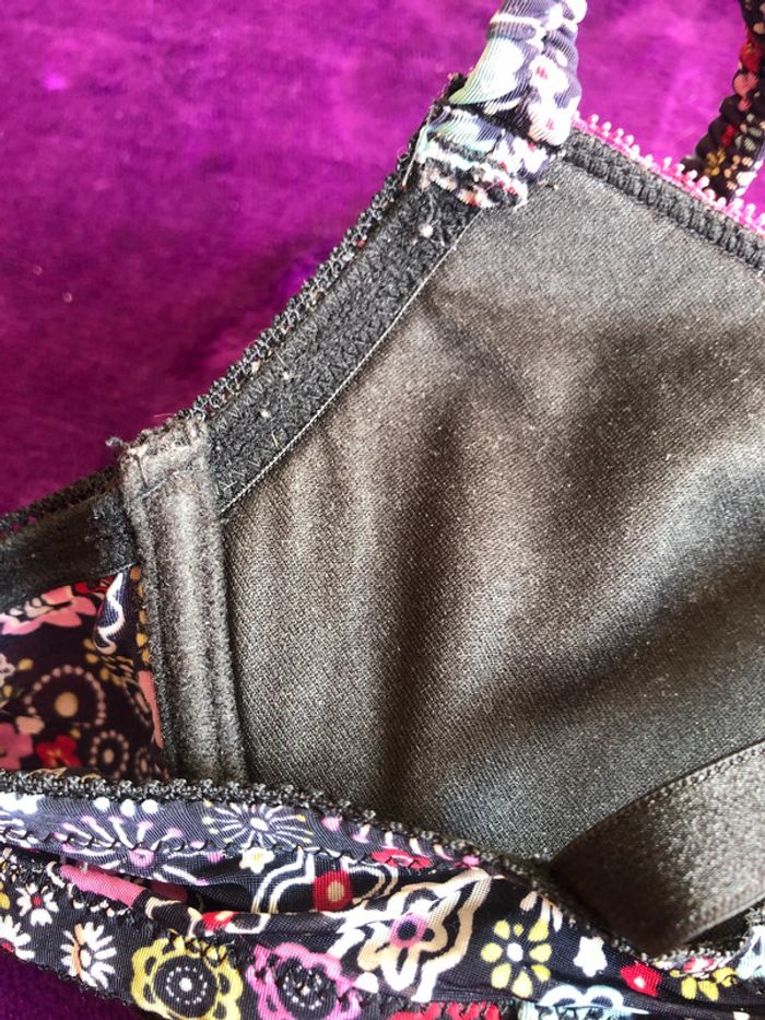 Soutien gorge fleuri 90B - photo numéro 4