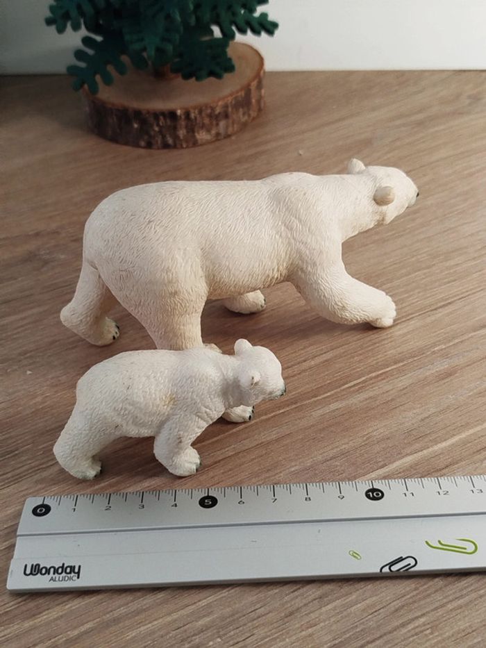 PAPO Ours polaire ourson  figurine Animal de la banquise - photo numéro 6