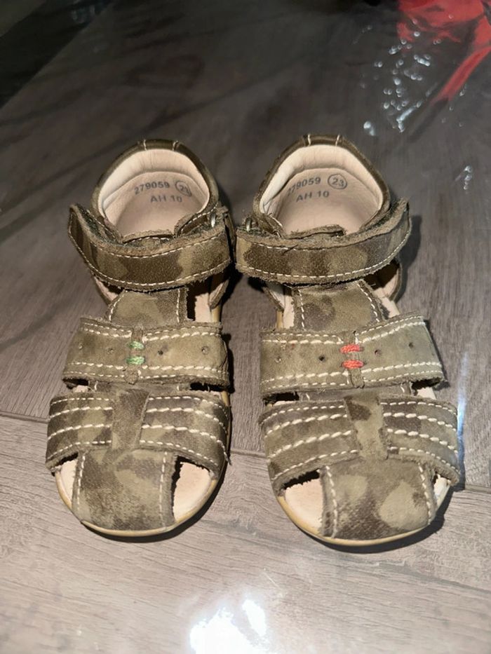 Sandale en cuir