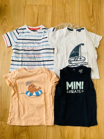 Lot 4 tshirt 2 ans