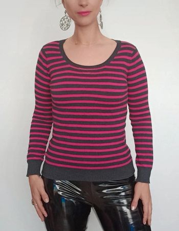 Pull fin rayé casual taille 38