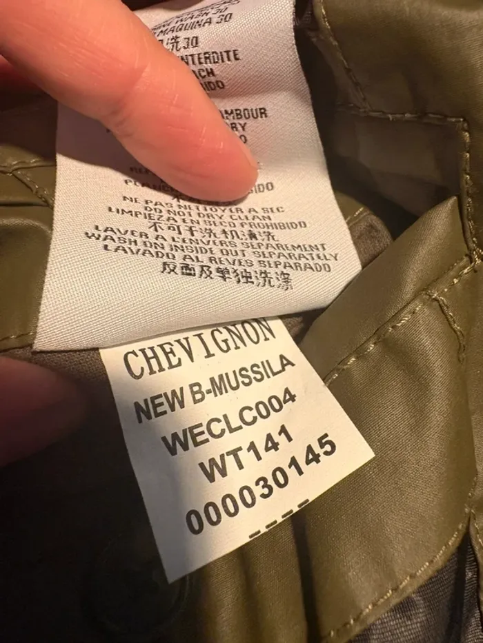 Blouson Chevignon New B-Mussila kaki (Taille S) - photo numéro 13