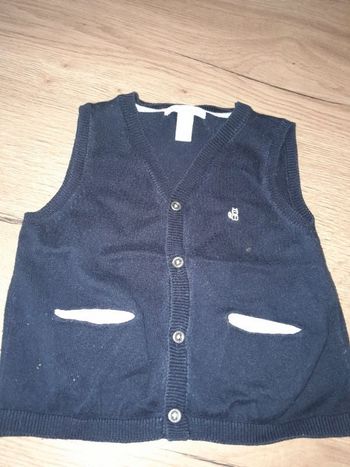 Gilet sans manche 12 mois