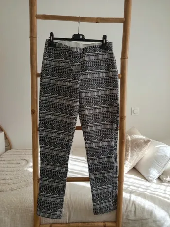 Pantalon legging à motifs taille 38