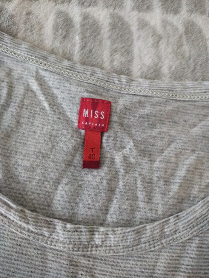 Robe grise Miss Captain taille 38 - photo numéro 5