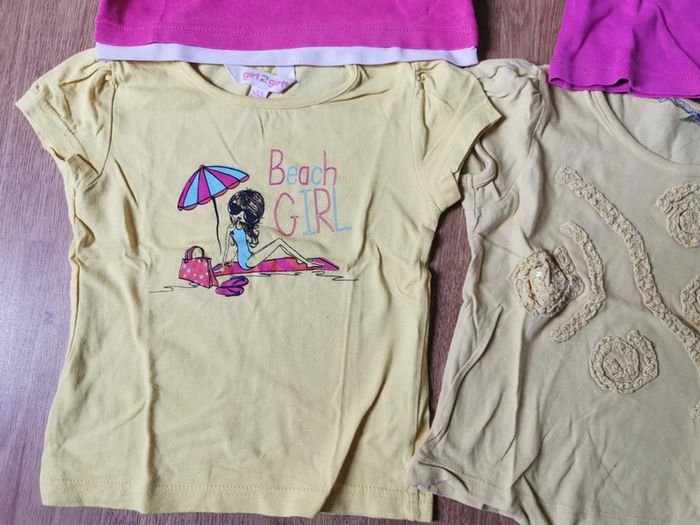Lot t-shirts fille 4y - photo numéro 5