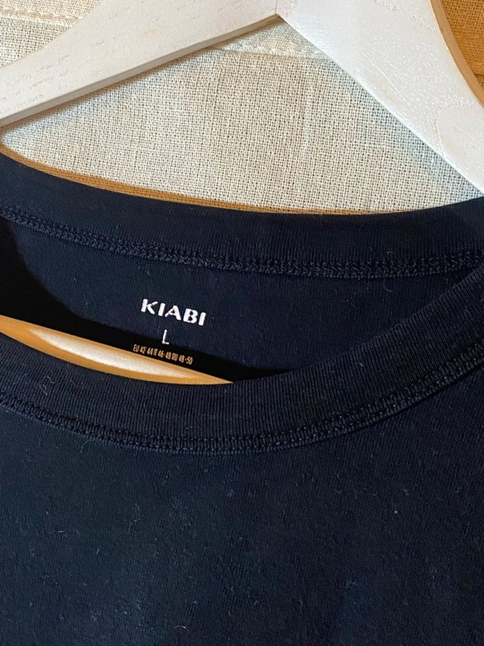 Tshirt top court kiabi L noir - photo numéro 3