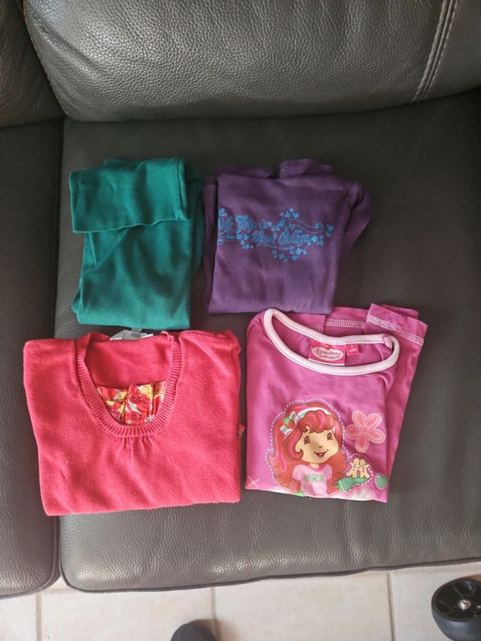 Lot hauts fille 3 ans