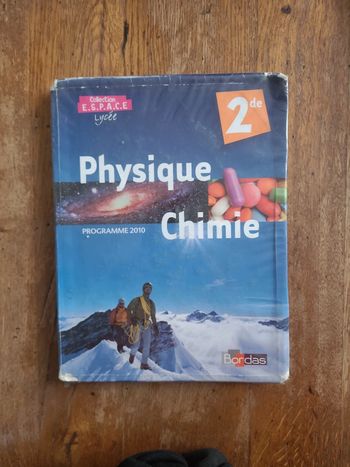 Physique Chimie 2de