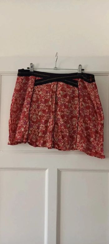 Jupe fleuris rose et blanc i.code 42