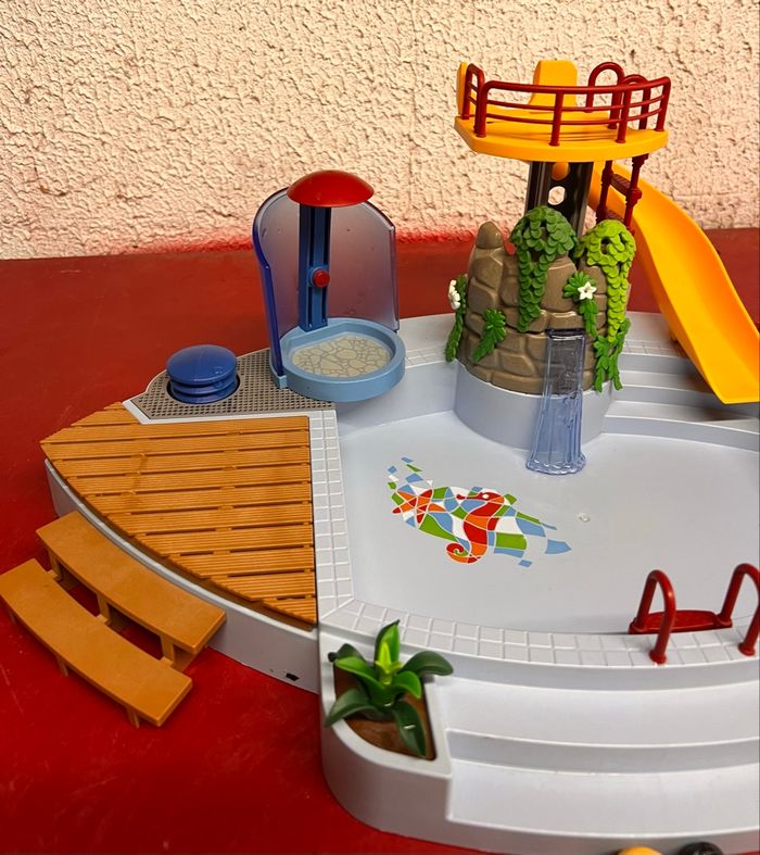 Piscine toboggan playmobil - photo numéro 5