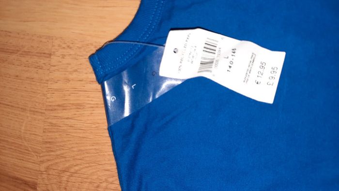 Tee shirt GAP bleu 140 146 cm - photo numéro 5