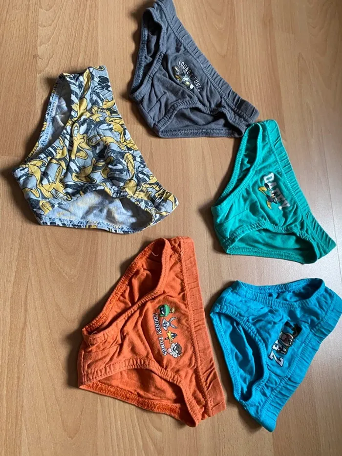 Lot de 5 slips Looney Tunes Taille 2/3 ans